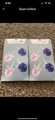 Set of 2 Cakewalk (Party) Assorted Unicorn Balloon Kit,