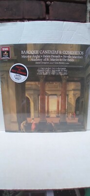 BAROQUE CANTATAS & CONCERTOS Andre Marriner LP EMI/Angel LP DS38964 NEW-SEALED