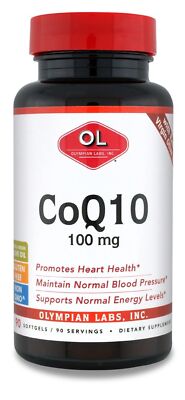 Olympian Labs CoQ10 100 мг 90 мягких таблеток
