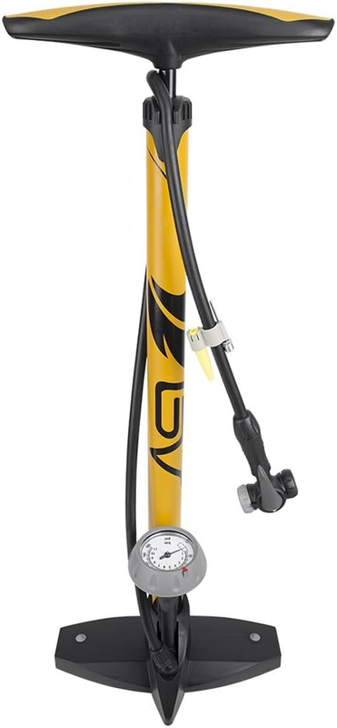 Ergonomic Bike Floor Pump With/without Gauge & Smart Valve Head, 160 Psi
