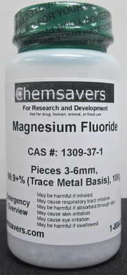 Magnesium Fluoride, Pieces 3-6mm,  99.9+% (Trace Metal Basis), 100g