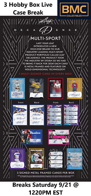Frank Thomas 2024 Leaf Decadence Multi-Sport 1x Case Break #2
