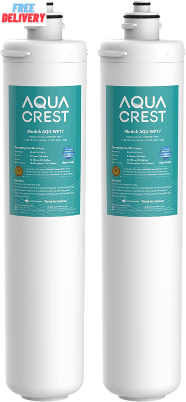 AQUACREST H-104 under Sink Water Filter, 19K Gallons, Replac