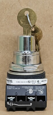 Siemens Key Selector Operator 52SC6BV Spring Return