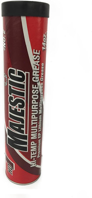 Majestic Lithium Multipurpose Red Hi Temp Grease, NLGI No. 2, 14 Oz. Tube (Case 