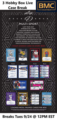Frank Thomas 2024 Leaf Decadence Multi-Sport 1x Case Break #3