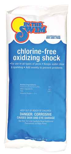 In The Swim Chlorine-Free Pool Shock-Oxidizer – 6 x 1 Pound Bags