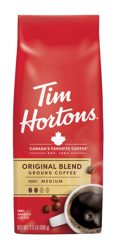 100% Arabica Original Blend Medium Roast Ground Coffee, 24 Oz, Bag