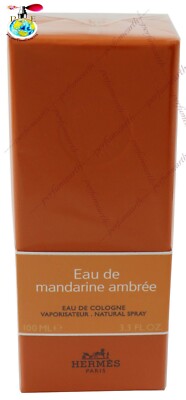 EAU DE MANDARINE AMBREE BY HERMES 3.4/3.3 OZ EAU DE COLOGNE SPRAY FOR WOMEN 