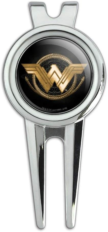 GRAPHICS & MORE Wonder Woman Movie Golden Lasso Logo Golf Divot Repair Tool and