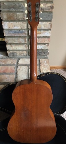 Vintage 1962 Gibson LG0 LGO Solid Mahogany Acoustic Guitar With Case