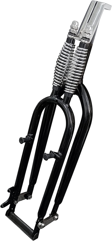 Deluxe 26" Double Springer Fork 1" Threaded, Disc Brake, V Brake/Bicycle Forks