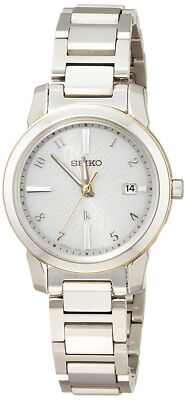 Pre-owned Seiko Lukia I Collection 1aw Recommend Color Ssqv092 Titanium Women's Watch