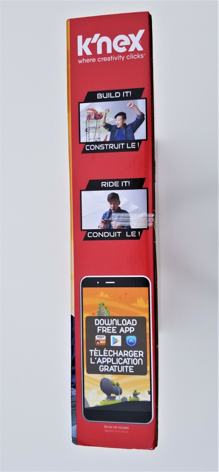 KNex 27146 Thrill Rides, T-Rex Fury, Roller Coaster Building Set 473 pc