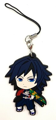 Аниме Истребительница демонов, Том 2, Капсульный резиновый брелок-оберег Гию Томиока @16028