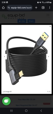 Link Cable 16FT Compatible for Oculus/Meta Quest 2/1, USB 3.2 Gen 1 Type A to C