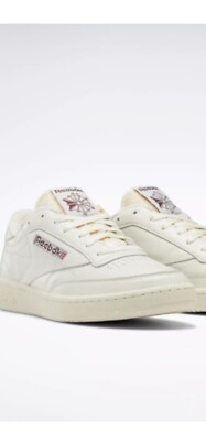 Reebok FIRE! NIB! Club C 85 Vintage #GX3681 in Chalk/Maroon/Alabaster. Sz 7