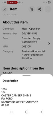 Item photo(s) from verified buyer