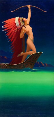 Flaming Arrow : Edward Mason Eggleston : 1936 :  Archival Quality Art Print