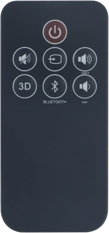 Perfascin New Replacement Remote Control Fit for Klipsch Sound Bar R10B R20B.