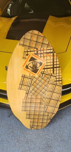 Vintage Body Glove  Wooden Skim Board