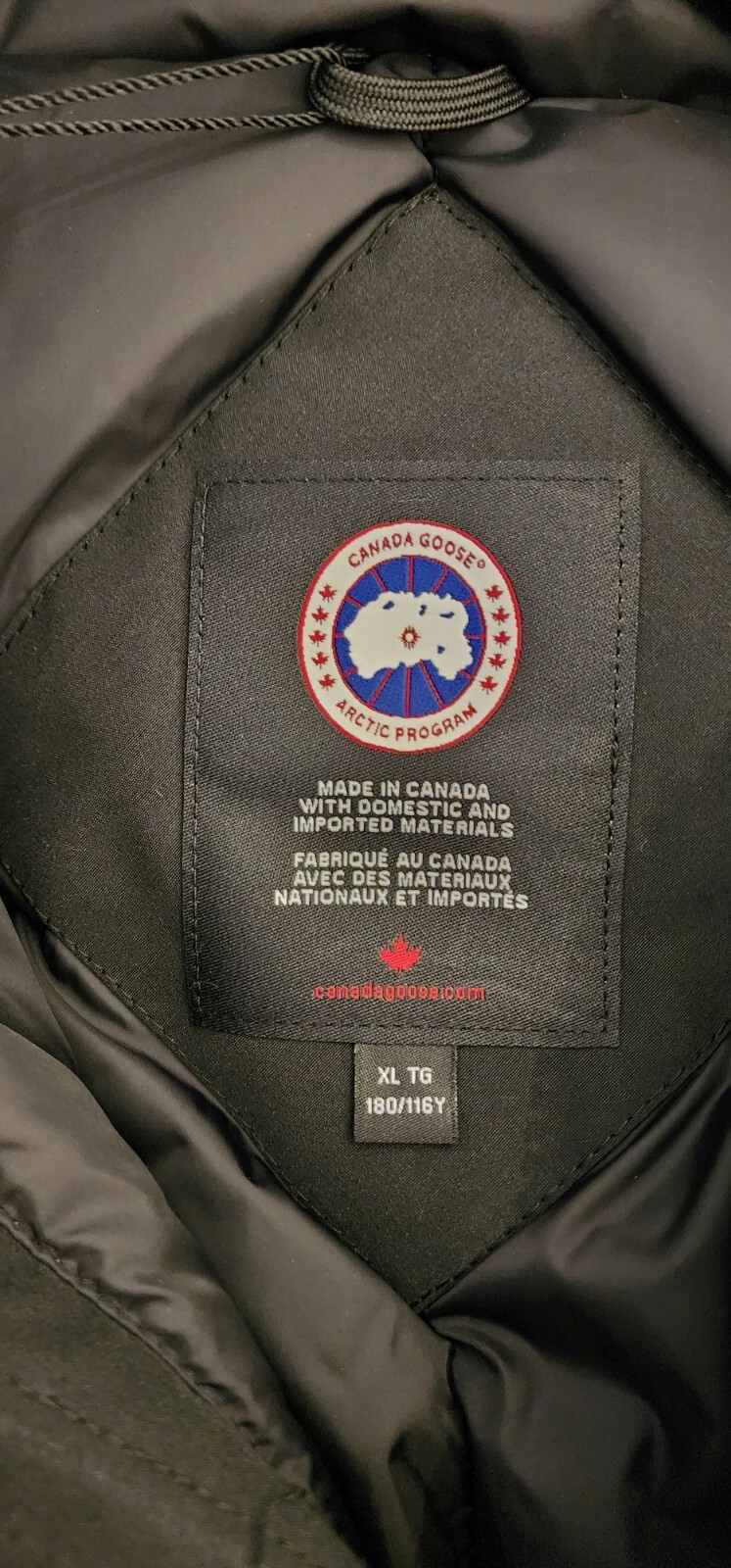 Pre-owned Canada Goose Latest "grey Label" Concept Edition Black  Langford Xl Parka