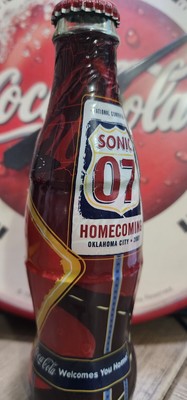 2007  8oz. Coke Bottle - Sonic Home Coming Commemorative