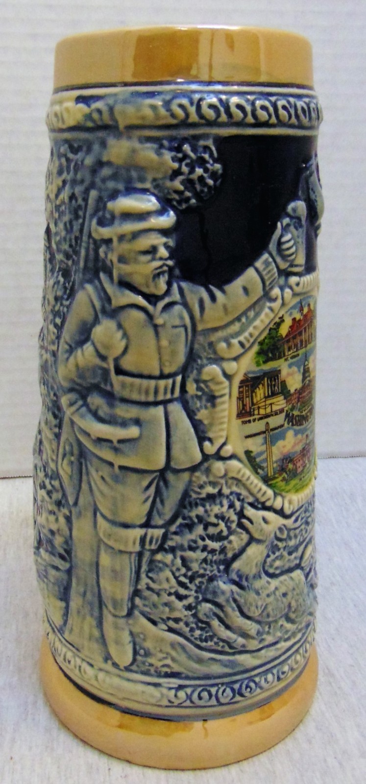 Vintage Big Ceramic Beer Mug Washington DC Made in Japan