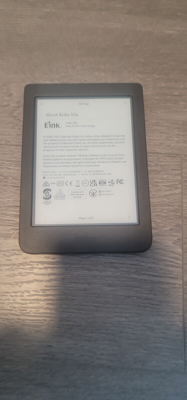 New Rakuten Kobo N306-KU-BK-K-EP Nia 681495007998| eBay New Rakuten Kobo N306-KU-BK-K-EP Nia 681495007998| eBay