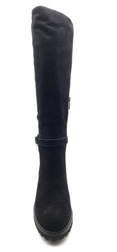 Pre-owned La Canadienne Women's Paul Buckled High Heel Boots Black Pick Size Msrp $650