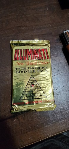 Illuminati Card Game INWO 1995 1 Booster Pack NEW WORLD