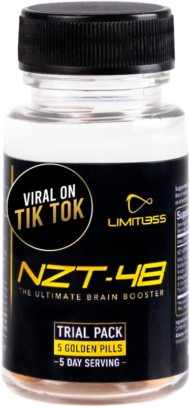 NZT-48 Premium Brain Booster Nootropic Brain Supplement for 