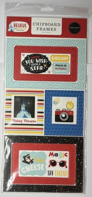 Carta Bella Believe In Magic Chipboard Frames  NIP 6 x 13