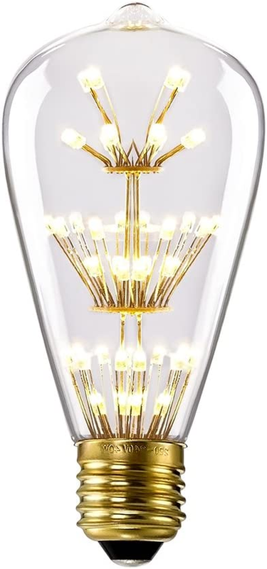 Kiven ST64 Vintage Edison Design A19 E26 2200K Warm White Retro Energy save Beau