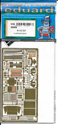 Eduard M-1A2 SEP Abrams Photo Etch Details 1/35 36 006 For Dragon Kit 3536 DO ST
