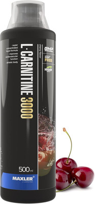 Maxler L-Carnitine 3000 Kirsche 500ml-Hochdosiert, Vegan,3000mg Pro Portion