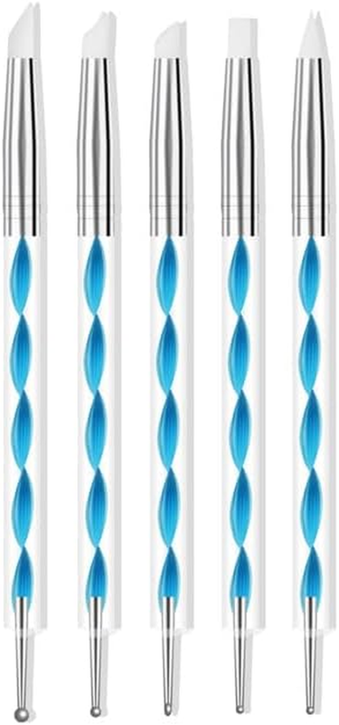 Nail Art Brushes Set, 20pcs Nail Art Design Tools, Acrylic Silicone Carving Pen,