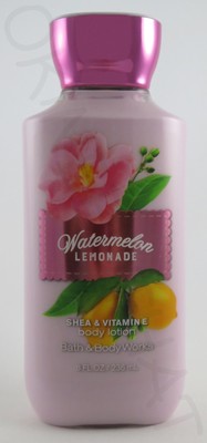 Bath & Body Works Watermelon Lemonade 8 oz lotion shea vitamin E summer