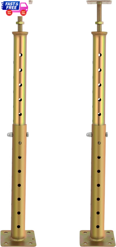 2pcs Adjustable Floor Jacks 18–36