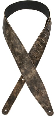 Levy's MG317BOG Garment Leather Guitar Strap - Black