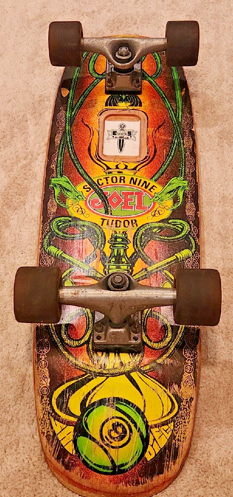 Sector 9 Joel Tudor Signature Model Mini Morrocan Skateboard Sector 9 Joel Tudor Signature Model Mini Morrocan Skateboard
