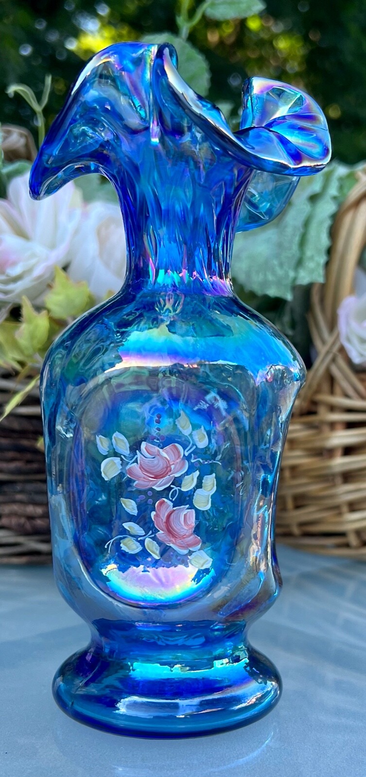 フェントン　Rose Magnolia Lavender 　お値下げ中 Fenton Rose Magnolia Lavender | eBay