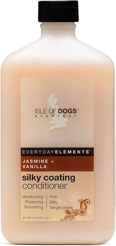 Everyday Isle of Dogs Silky Coating Dog Conditioner Jasmine & Vanilla 16.9 Ounce