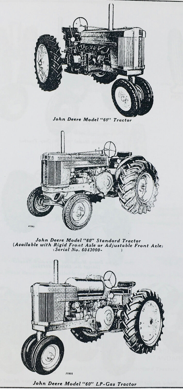 Parts Manual For John Deere H Hn Hnh Hwh Tractor Catalog Assembly Exploded  Views 