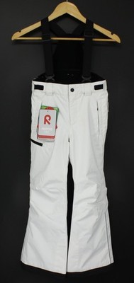 REIMA KIDS TERRIE SKI PANTS UNISEX SNOW TROUSERS SIZE 128 / 8Y WHITE RRP £95 IB