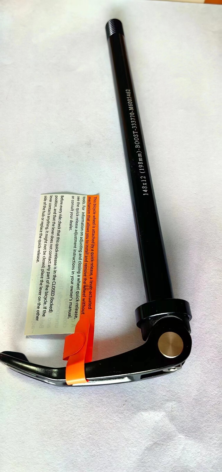 Bontrager Thru Axle QR Boost 148 x 12mm 1.75 Thread Pitch