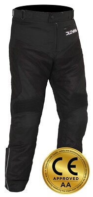 Duchinni Vento Men's Black Summer Mesh Waterproof Motorcycle Trousers NEW