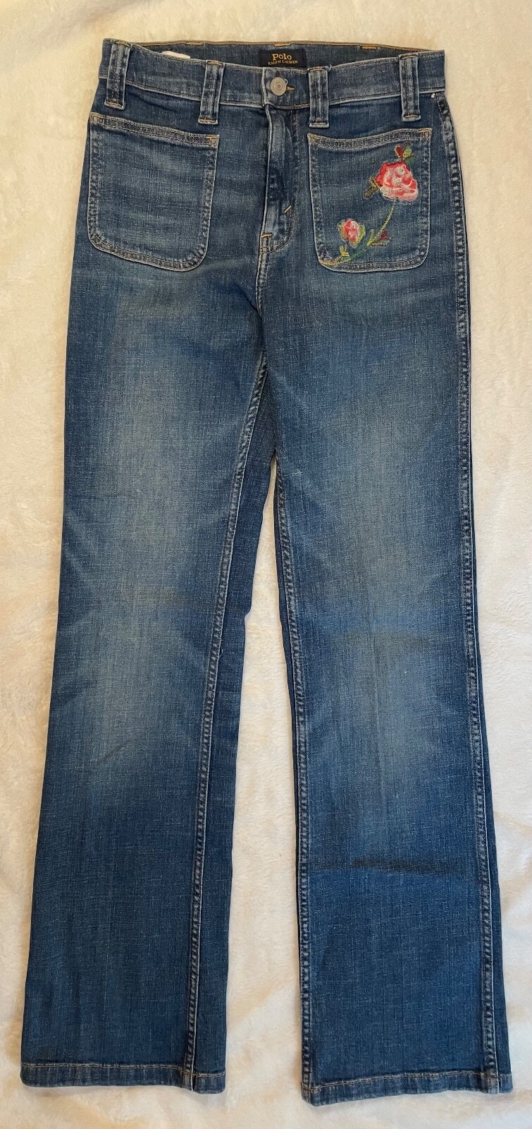 Polo Ralph Lauren Blue Label Jenn Flare Jeans Womens 26