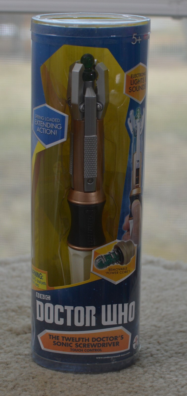 Doctor Who Twelfth 12th Dr Sonic Screwdriver Touch Control Lights & Sound