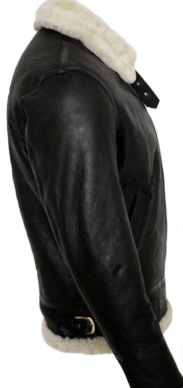 Pre-owned Infinity Herren Creme B3 Lammfell Weltkrieg 2 Bomber Fliegen ...